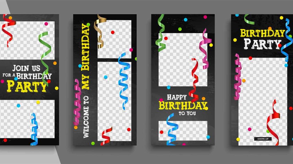 4 type of Instagram story template