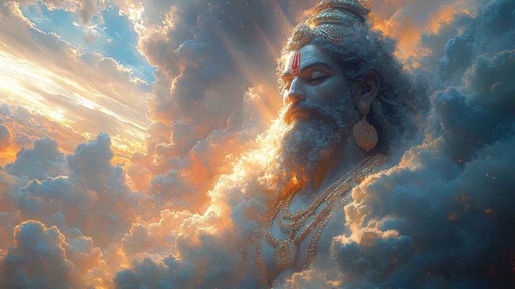 Hindu god of the sky