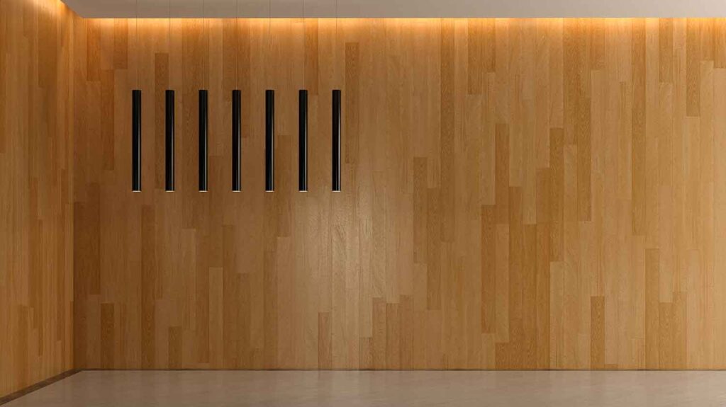 Wood grain royal hall wall texture design
