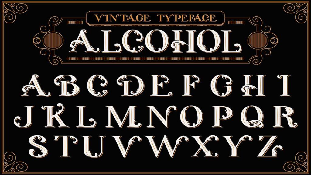 tattoo font design alphabet
