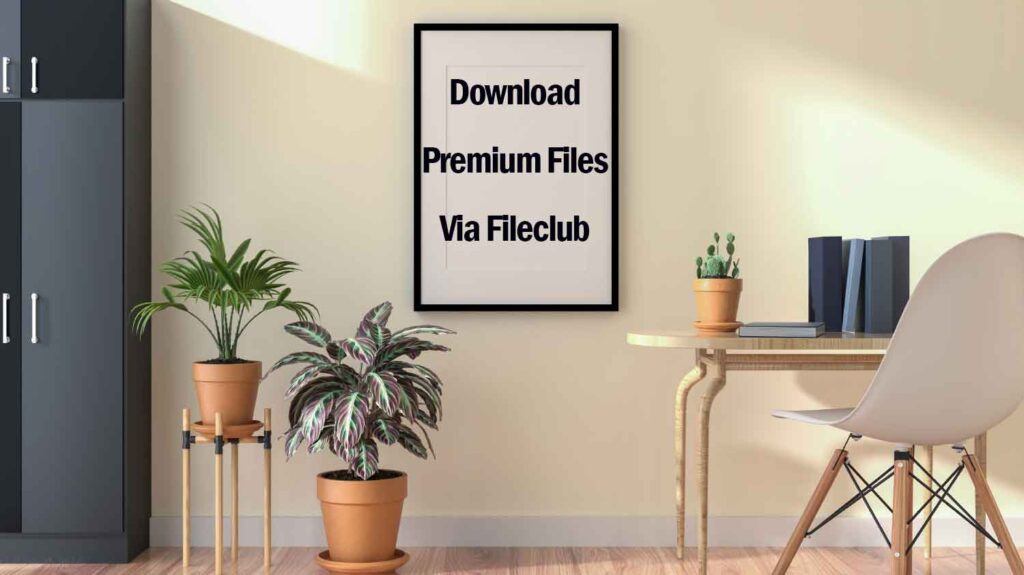 poster in living room