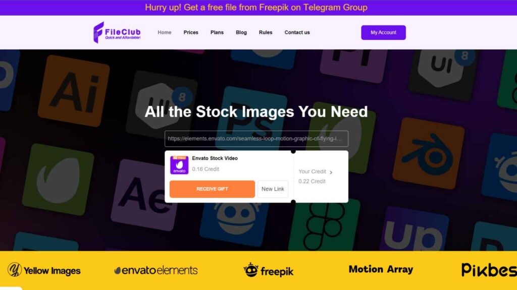 fileclub stock image downloader