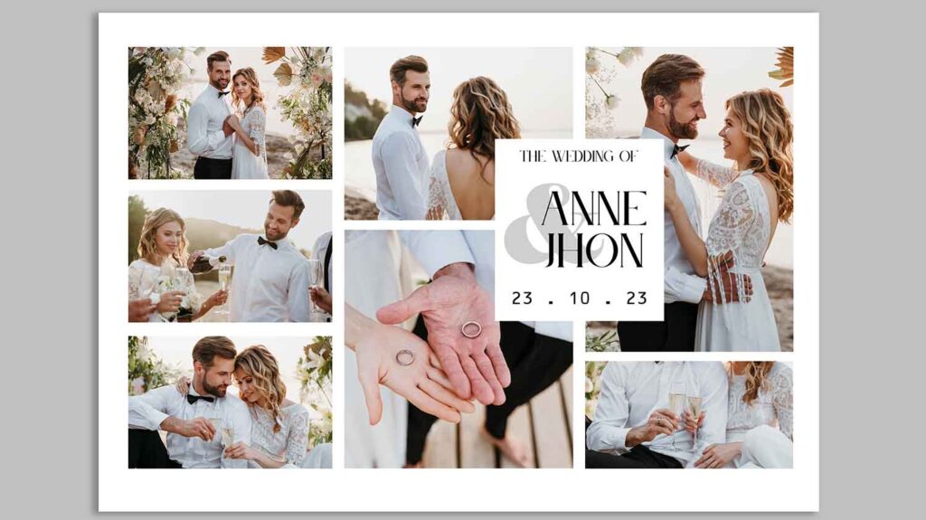 wedding album psd