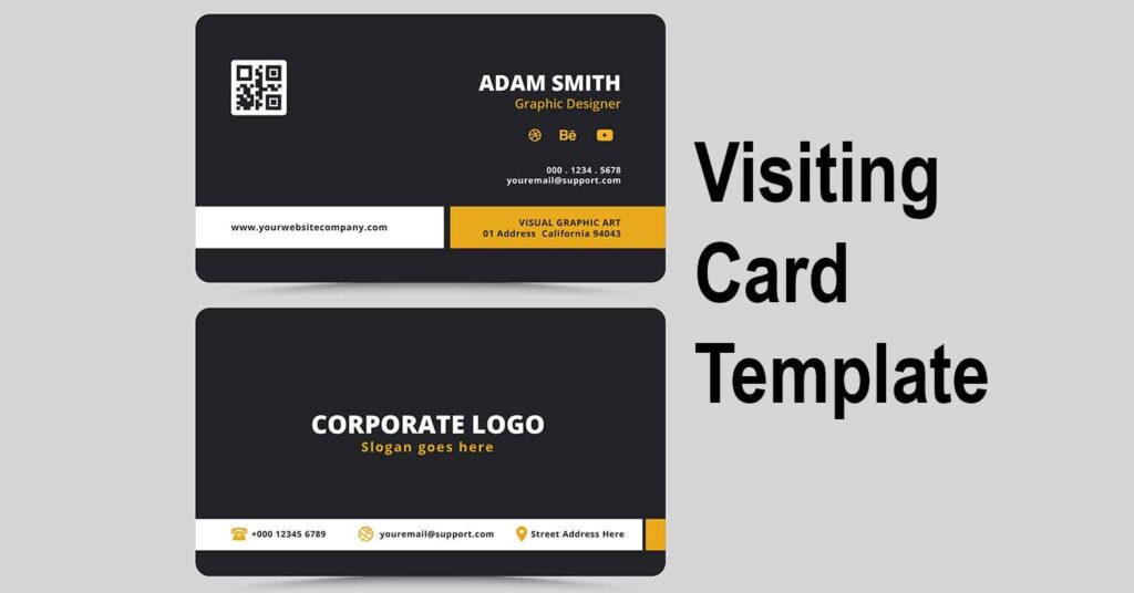 visiting card template