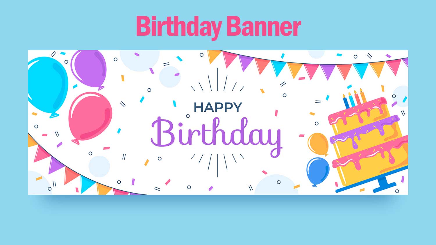 Birthday PSD Free Download – Banners, Collages & Frames