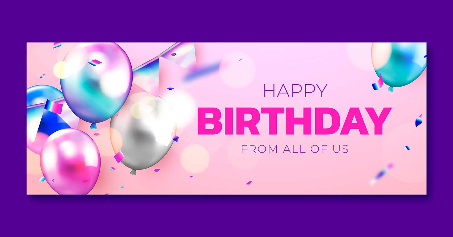 happy birthday banner