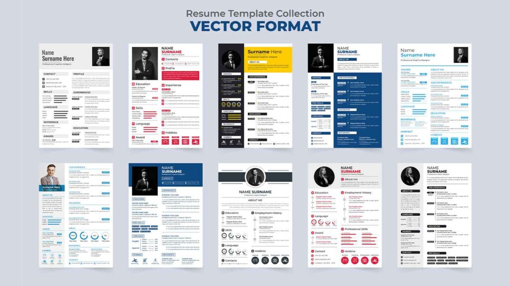 figma resume template