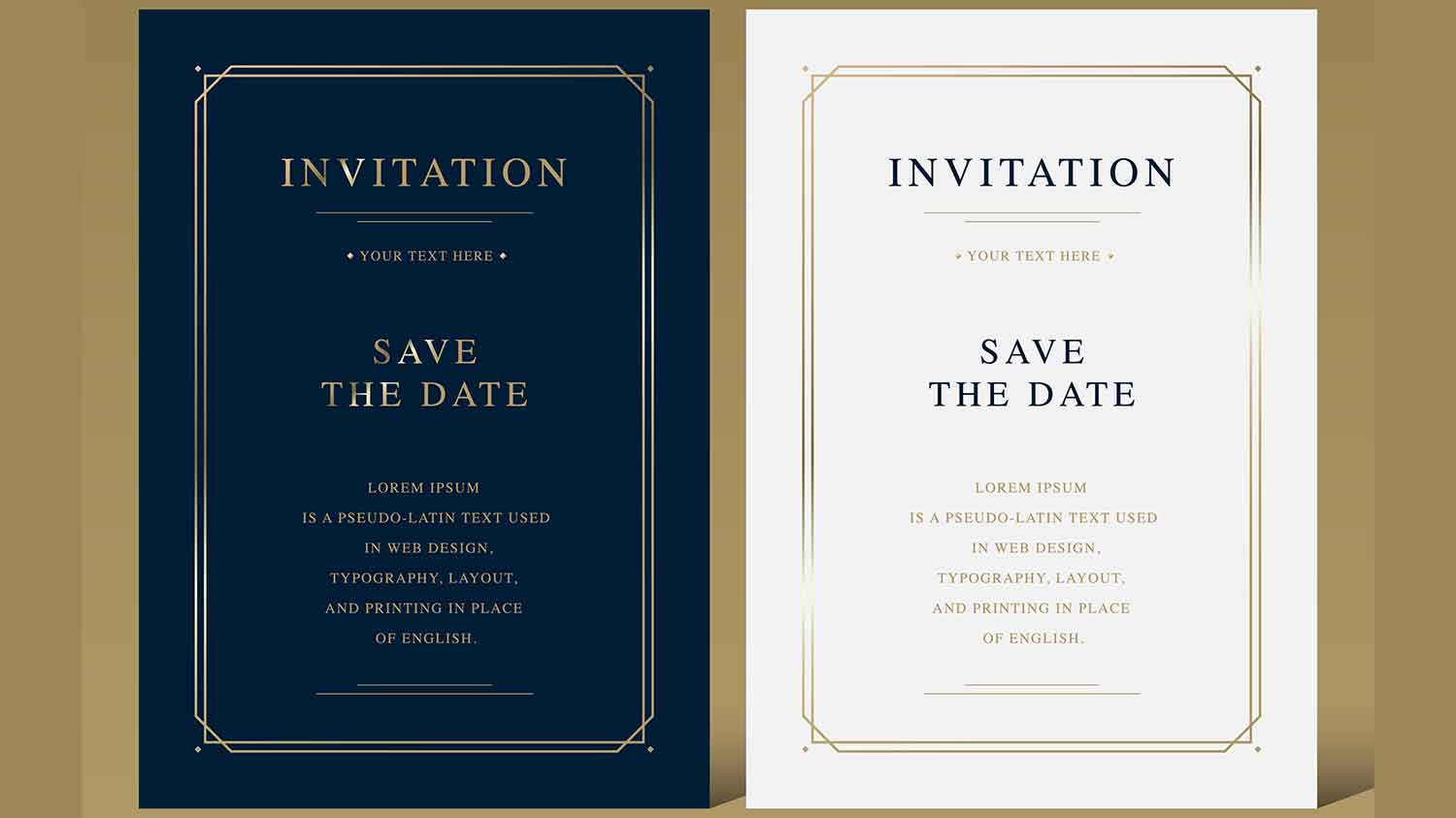 Example Invitation Front Invitation Templates Free Download: Download PSD for Any Event