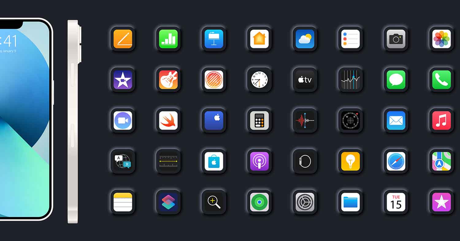 iphone icons