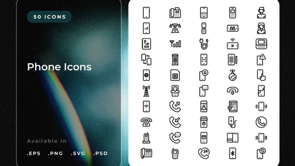 phone icons