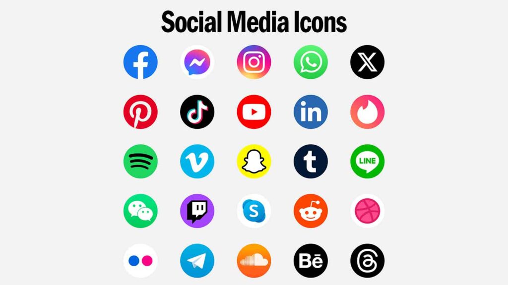 download social media icons