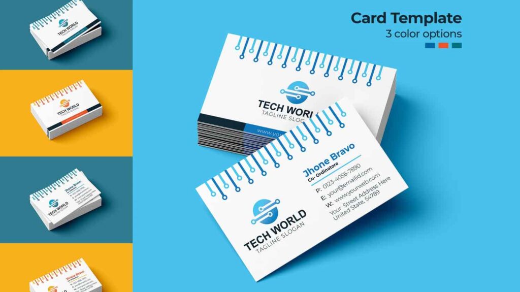 visiting card template