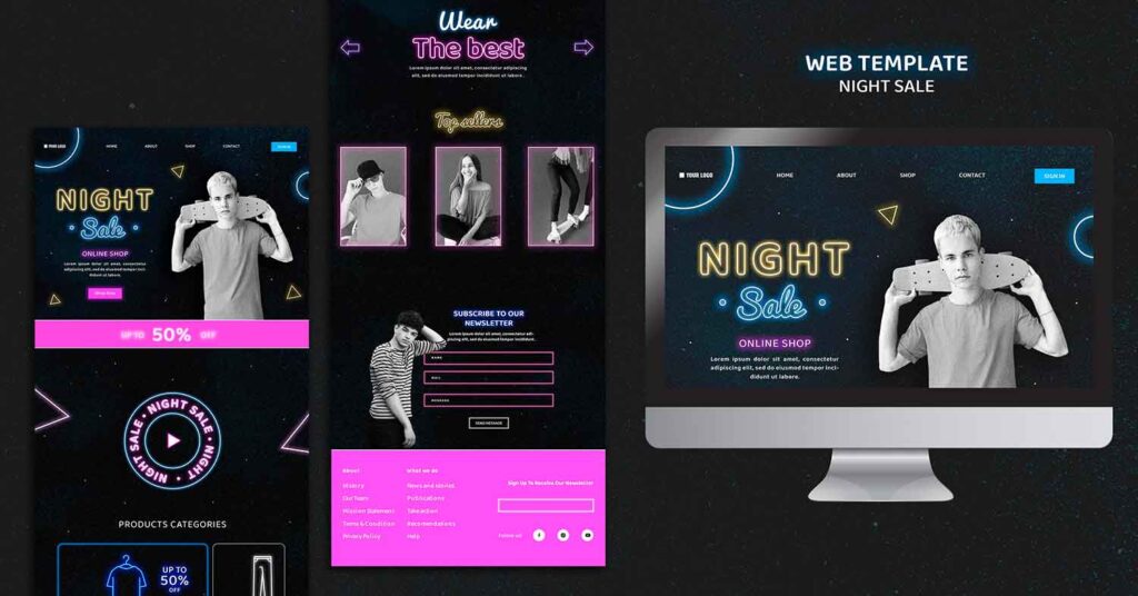 figma web template