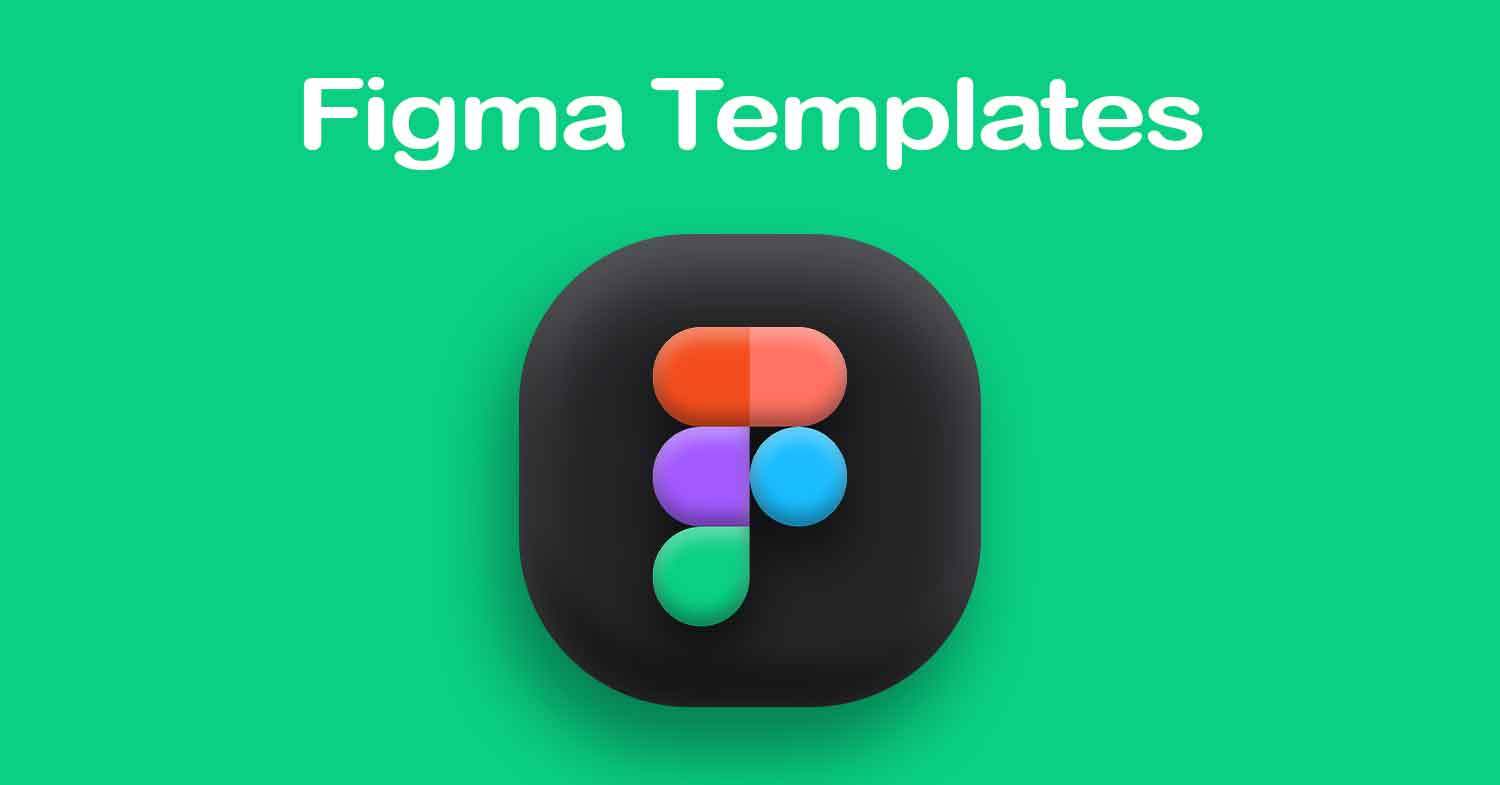 figma logo on green background