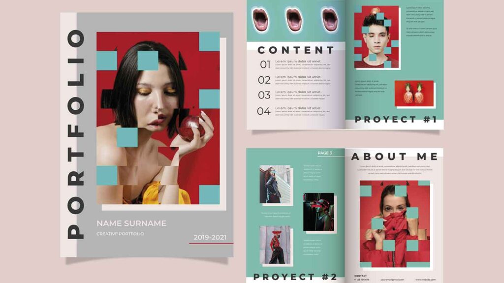 graphic design portfolio idea