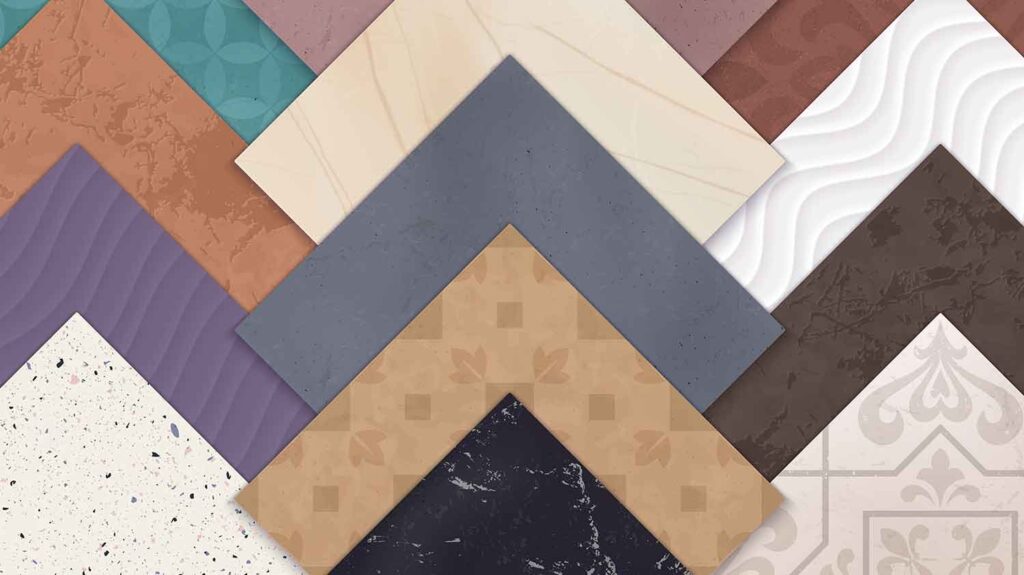 type of interior wallpaper textures