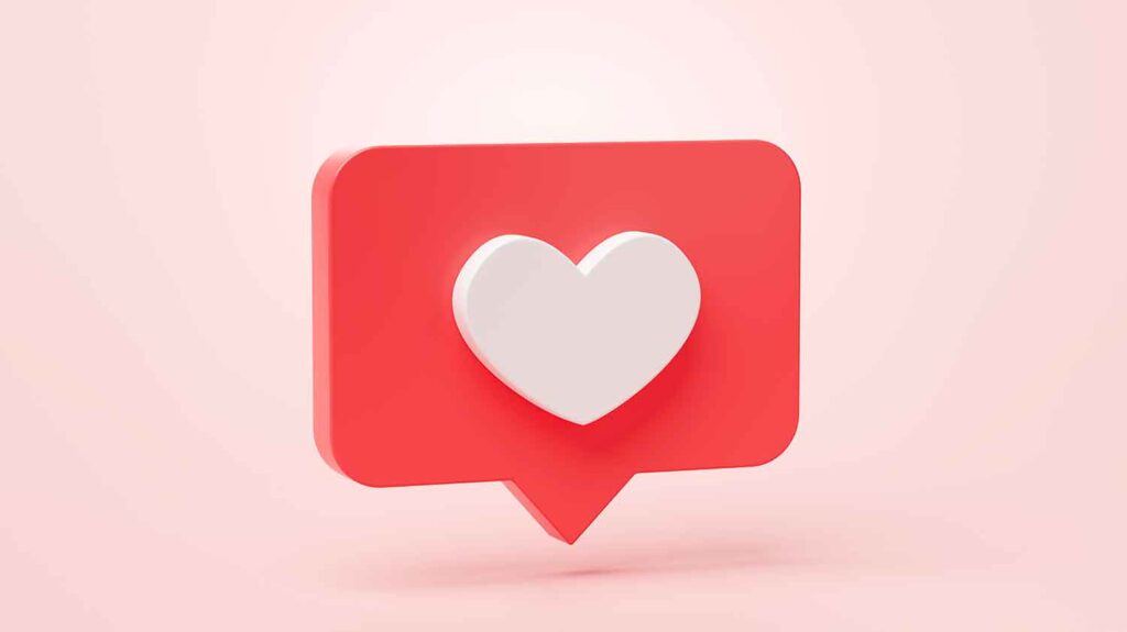 3D Heart Icon